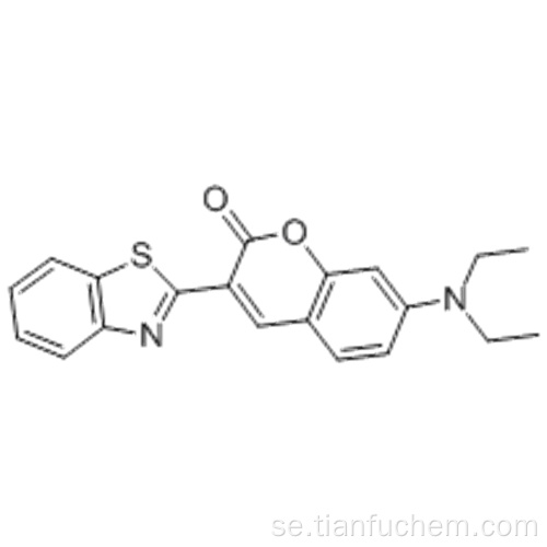 2H-l-bensopyran-2-on, 3- (2-bensotiazolyl) -7- (dietylamino) - CAS 38215-36-0